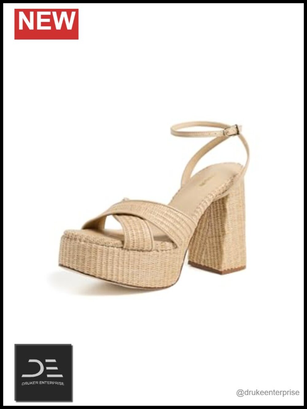 Larroudé Dolly X Platform Sandals Heels